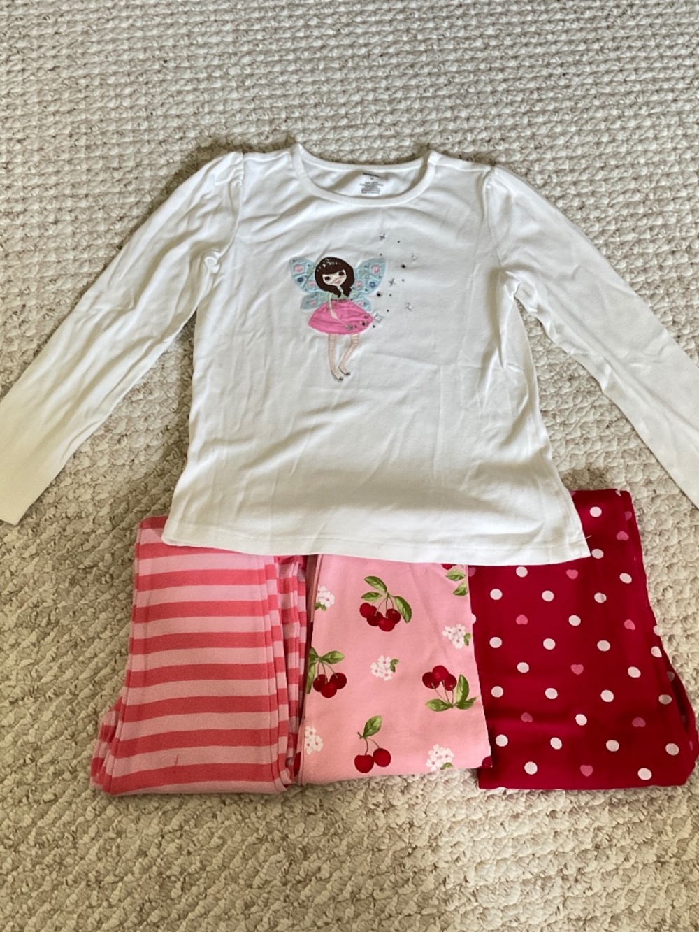 🧚 GYMBOREE girls leggings and fairy top - size 12